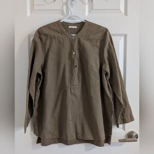 Yerse Barcelona Linen Cotton Beige Sand Neutral Old Money  Quiet Luxury - XL